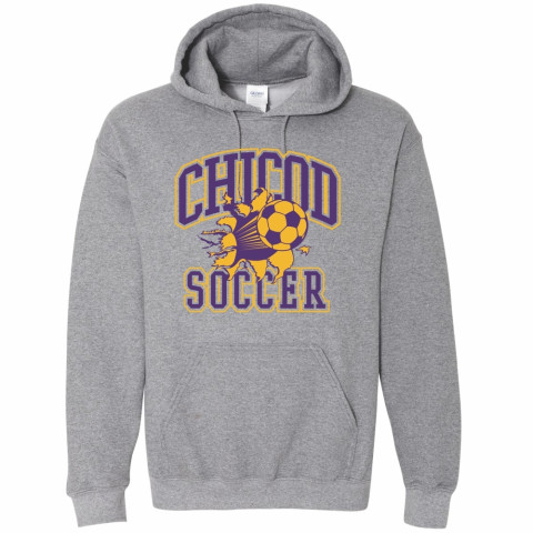 Chicod Soccer | Cotton Hooded Sweatshirt | Multiple Colors