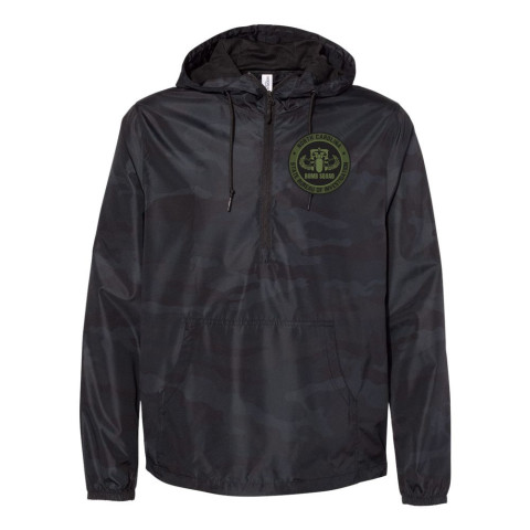 SBI | Bomb Squad  | Lightweight Quarter-Zip Windbreaker Pullover Jacket
