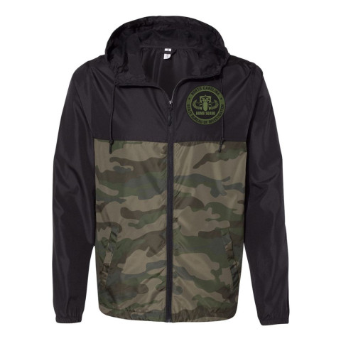 SBI | Bomb Squad  | Lightweight Windbreaker Full-Zip Jacket