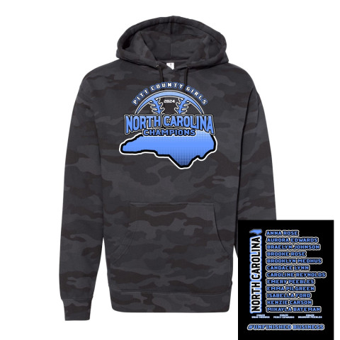 2024 North Carolina Champions | Cotton Hooded Sweatshirt | Proceeds Benefit the Team