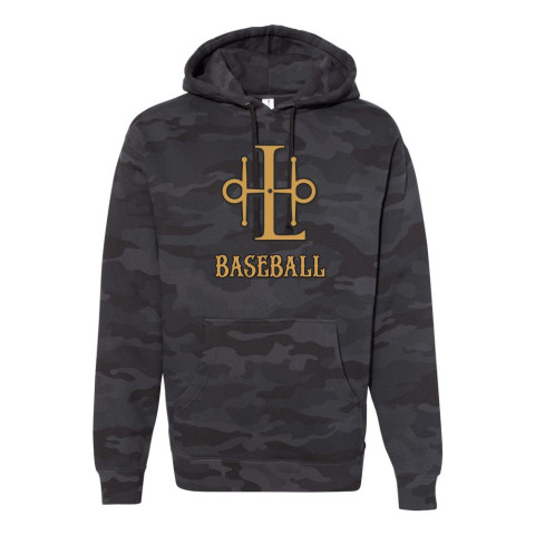 Lee & Harrell Baseball | LH Logo | Cotton Hooded Sweatshirt