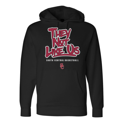 South Central Basketball | Not Like Us Logo | Cotton Hooded Sweatshirt