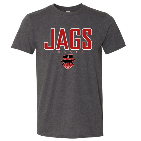 E. B. Aycock Soccer Short-Sleeve Cotton T-Shirt | Jags Logo | Multiple Colors