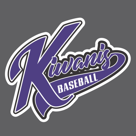 Kiwanis Baseball Car Window Sticker