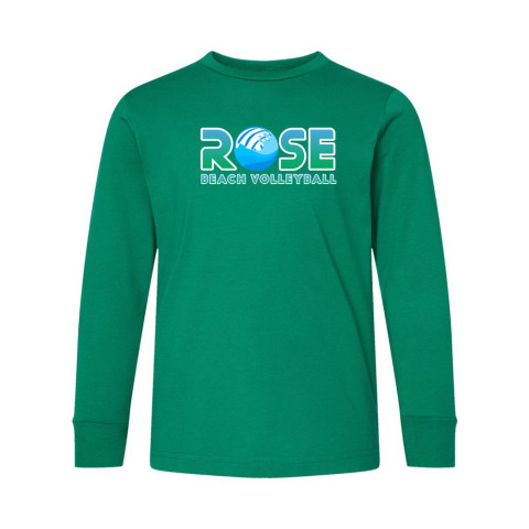 Rose Beach | Long-Sleeve Cotton Tee