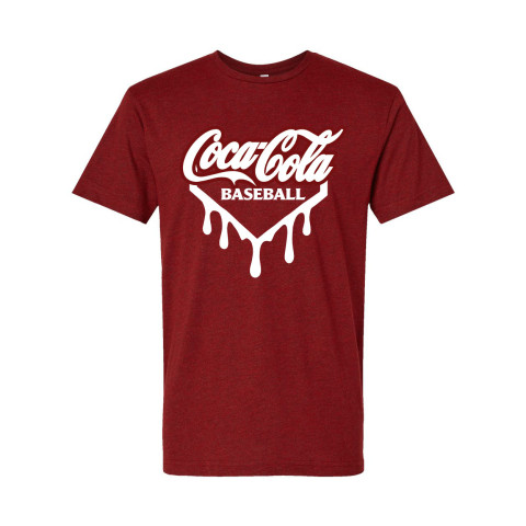 Coke Baseball | Drip Logo | Cotton T-Shirt