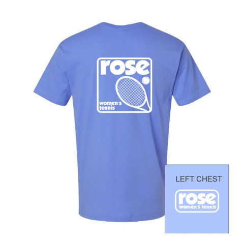 JH Rose Tennis | Retro Logo | Cotton Tee | Multiple Colors