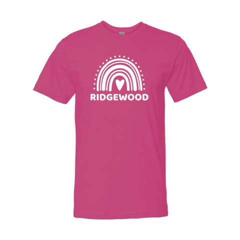 Ridgewood Elementary | Rainbow Logo | Short-Sleeve Cotton Tee