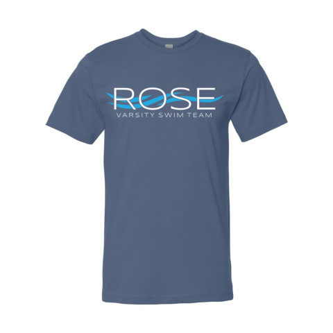 JH Rose Swimming | Rose Wave Logo | Cotton Tee | Multiple Colors