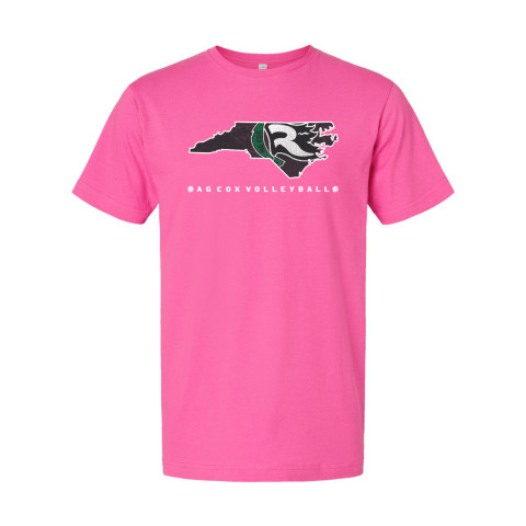 AG Cox Volleyball | Raider State | Cotton Tee | Pink Out