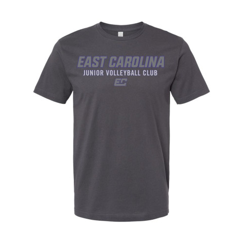 ECJVC | Word Logo Grey Logo | Cotton T-Shirt