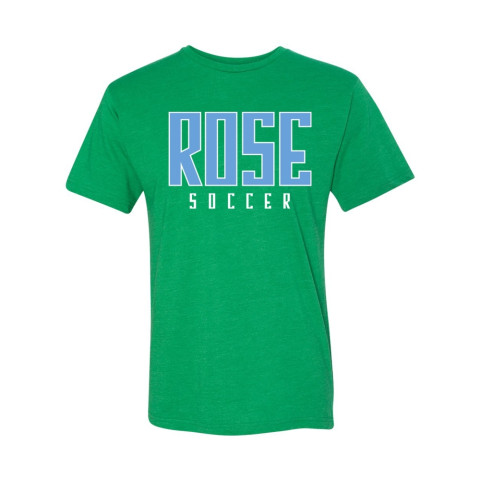 JH Rose Soccer Cotton Tee | Rose Soccer Word Logo | Multiple Colors