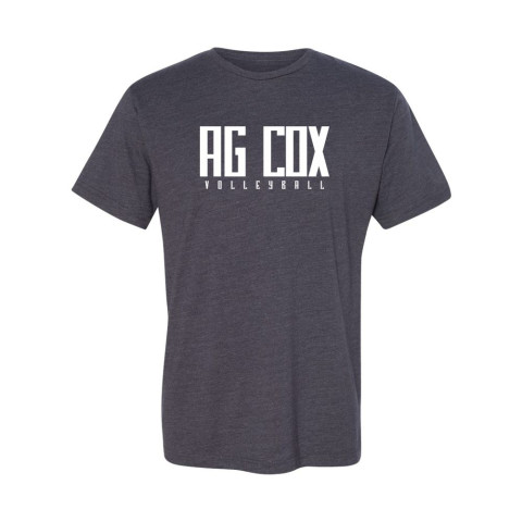 AG Cox Volleyball | Word Logo | Cotton Tee | Multiple Colors
