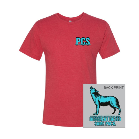 PCS ECHS | PCS Front/Back Print | Cotton Tee | Multiple Colors