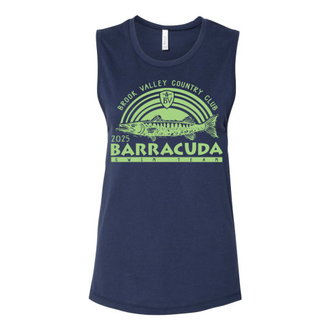 Brook Valley CC Barracuda Swim Team Women's Muscle Tank 