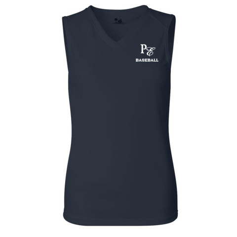Physicians East Ladies V Neck Sleeveless Performance Tee