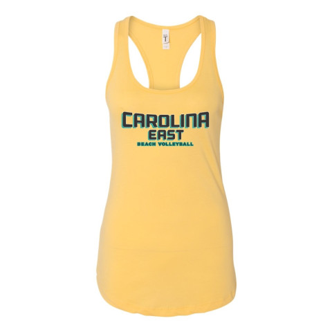 Carolina East Beach Volleyball | Word Logo | Racerback Tank