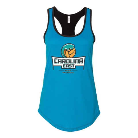 Carolina East Beach Volleyball | Colorblocked Racerback Tank