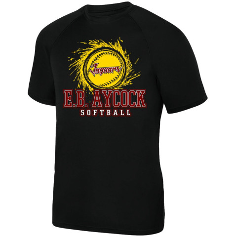 E B Aycock Softball Short-Sleeve Performance Tee | Softball Logo | Multiple Colors