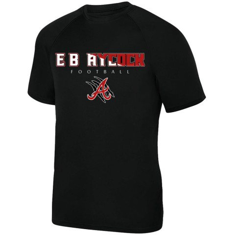 E B Aycock Football Short-Sleeve Performance Tee | Word Logo | Multiple Colors