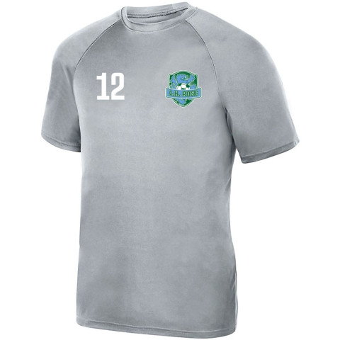 JH Rose Soccer Short-Sleeve Performance Tee | Crest Logo | Multiple Colors