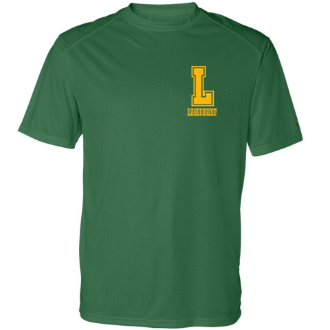 Lakeforest Basic Performance Tee | Collegiate L Logo |  Multiple Colors