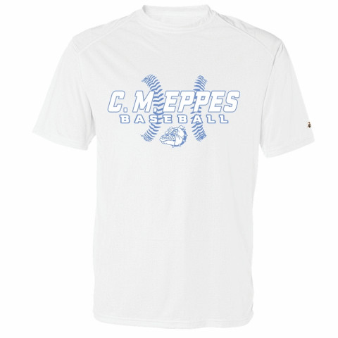 Eppes Baseball Short-Sleeve Performance Tee | Multiple Colors | Full Chest Logo