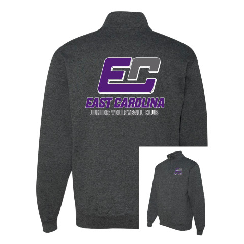 ECJVC | Full Color Logo | Collar Quarter-Zip Sweatshirt