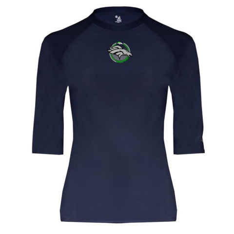 Hope Football Hyperform Half Sleeve Compression Shirt | Center Chest Logo