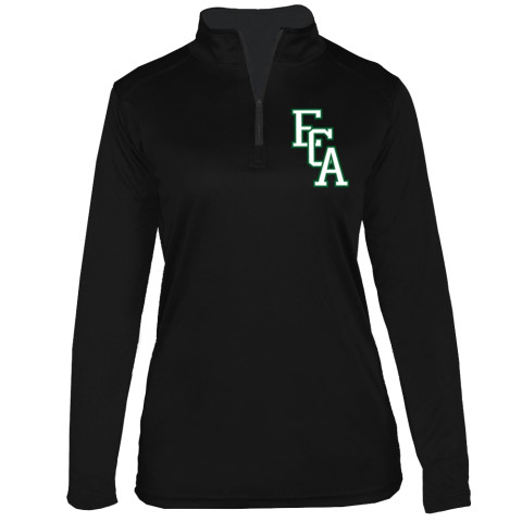 EC Auto Ladies 1/4 Zip Long-Sleeve Performance Tee
