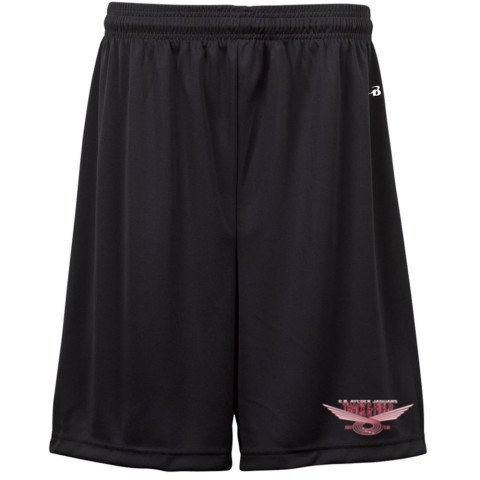 E B Aycock Track & Field  Badger Black Solid Shorts