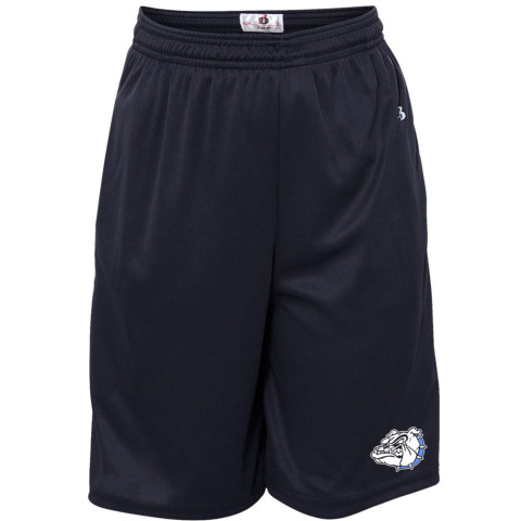CM Eppes Bulldog Solid Shorts | Bulldog Head |  Multiple Colors