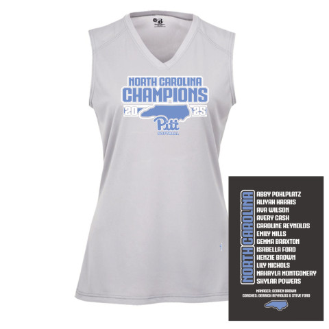 2025 North Carolina Champions | Ladies Sleeveless Performance Tee | Proceeds Benefit the Team
