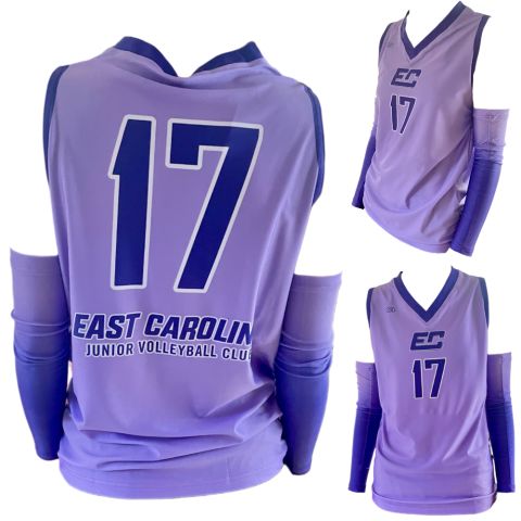 ECJVC | Lavender Sleeveless Jersey & Arm Sleeves | Premier and National Required