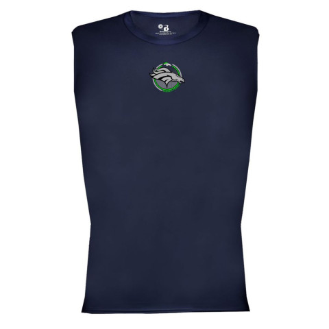 Hope Football Hyperform Sleeveless Compression Shirt | Center Chest Logo