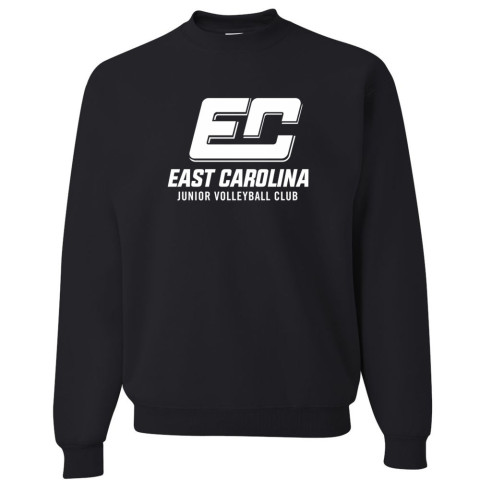 ECJVC Volleyball Cotton Sweatshirt | 1 Color Logo | Multiple Colors