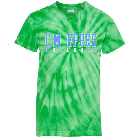 CM Eppes Tie-Dyed Tee | Word Logo | Multiple Colors