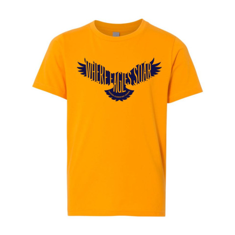 Blue Eagle | Eastern Elementary Cotton Tee | Gold