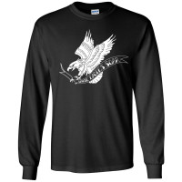 White Eagle | Long-Sleeve Cotton Tee | Multiple Colors