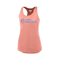 EC Beach | Women's Sojourner Tank | Blue Wave Word Logo