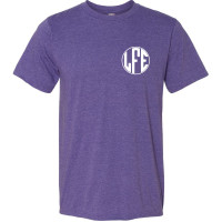 Lakeforest Heathered Tee | Monogram Logo | Multiple Colors