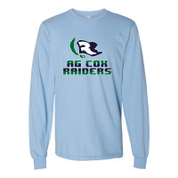 AG Cox Middle | Long-Sleeve Cotton Tee | Pixel Flag Design