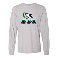 AG Cox Middle | Long-Sleeve Cotton Tee | Pixel Flag Design