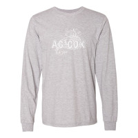 AG Cox Middle | Long-Sleeve Cotton Tee | Swirl Design