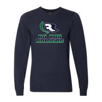 AG Cox Middle | Long-Sleeve Cotton Tee | Pixel Flag Design