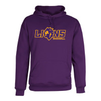 Lions Baseball | Lion Head Logo | Performance Hoodie