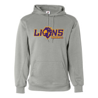 Lions Baseball | Lion Head Logo | Performance Hoodie