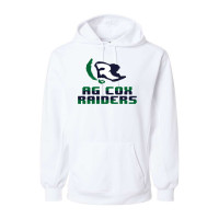 AG Cox Middle | Performance Fleece Hoodie | Pixel Flag Design