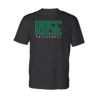 JH Rose Volleyball Short-Sleeve Performance Tee | Green Rose | Multiple Colors