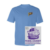 Wahl-Coates | Front/Back Charting the Course | Performance Tee | Multiple Colors